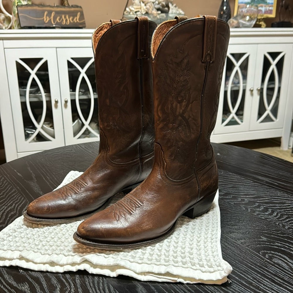 NOCONA BOOTS MEN'S BANKER TAN BOOTS (NB2007) - Size 12 D
